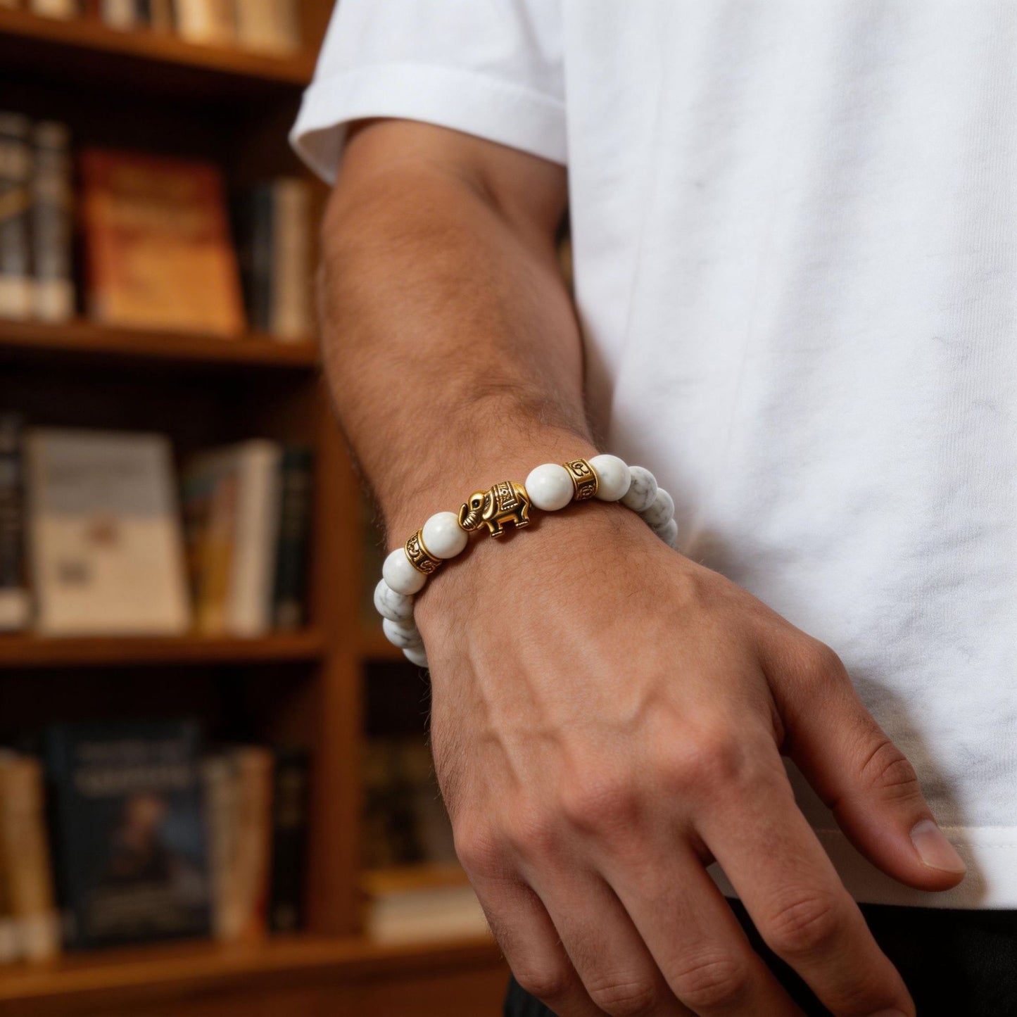 Unique Geometric Handmade Tiger's Eye Bracelet for Men and Women