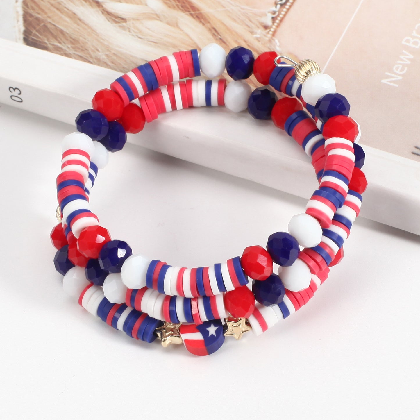 Unisex Geometric Star Resin Bracelet