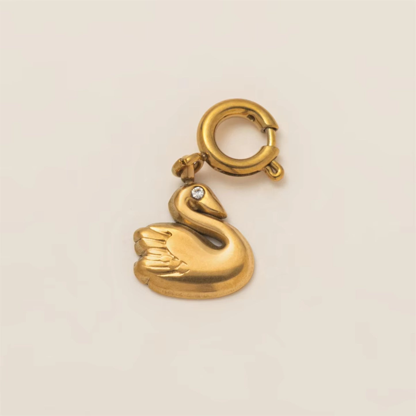 Minimalist Vintage Animal Shape Stainless Steel PVD Plated Charm Bar