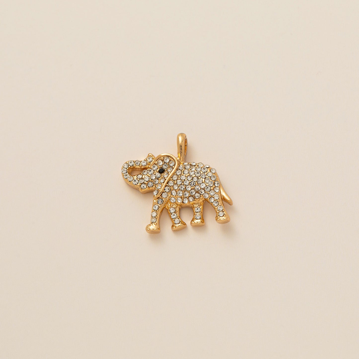 Plated Brass Animal Butterfly Charm Bar Ball Chain Necklace Unisex