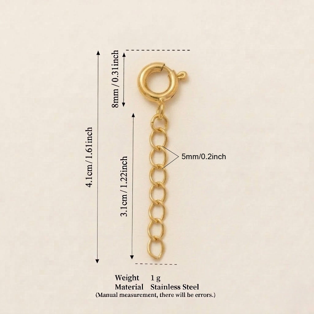 Vintage 18K Gold Plated Stainless Steel Animal Pendant Charm Bar for Women