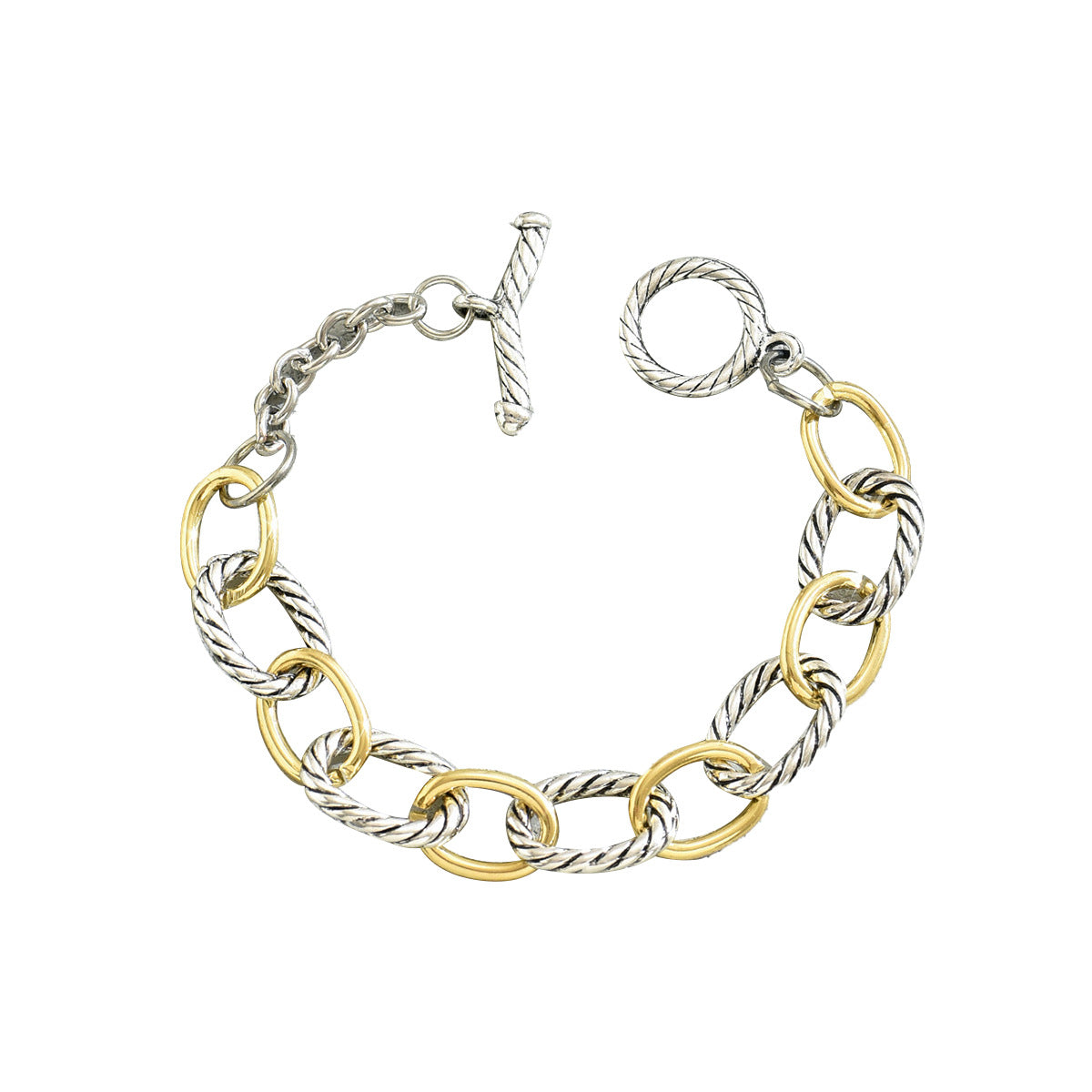 Pulsera geométrica vintage para mujer con diseño apilable multicapa de cobre chapado para uso diario