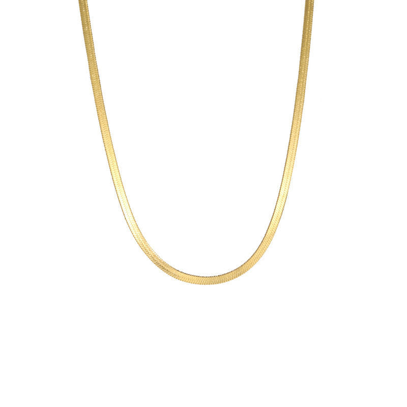 Elegant 18K Gold Plated Stainless Steel Round Pearl Necklace Set for Women