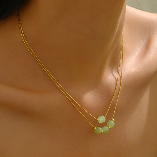 Conjunto de collar de colgante tejido geométrico con dije de aleación y cadena de medallón para mujer