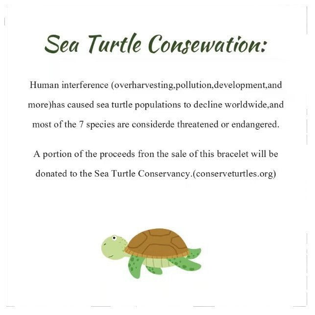 Minimalist Turquoise Turtle Animal Bracelet Unisex