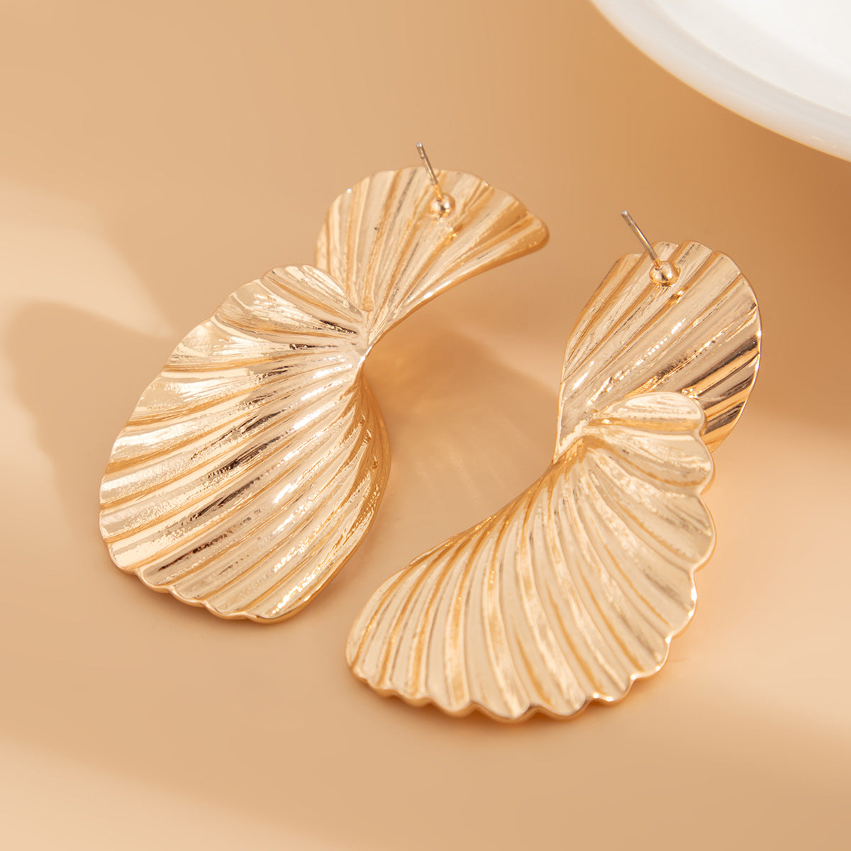 Luxury Geometric Zinc Alloy Plated Earrings for Women