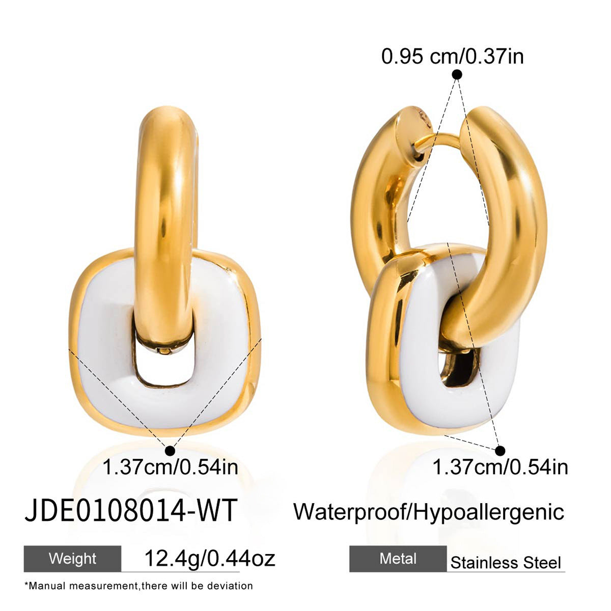 Collar de Acero Inoxidable con Colgante Geométrico de Acero Titanio y Acentos de Perlas Simuladas, Cadena Electrochapada para Mujer