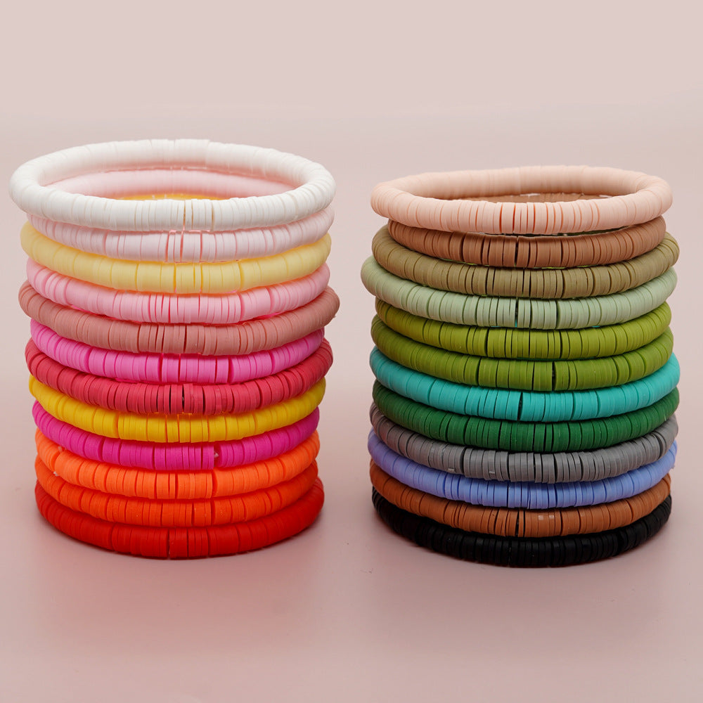 Bohemian Geometric Resin Bracelet