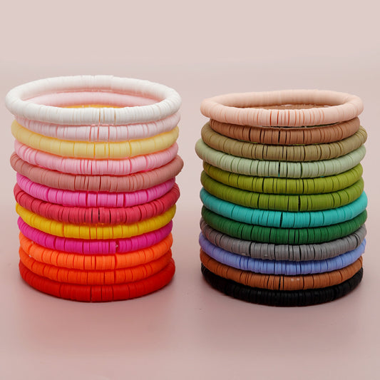 Bohemian Geometric Resin Bracelet