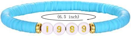 Bohemian Vintage Letter Number Beaded Bracelet Unisex Handmade Layered