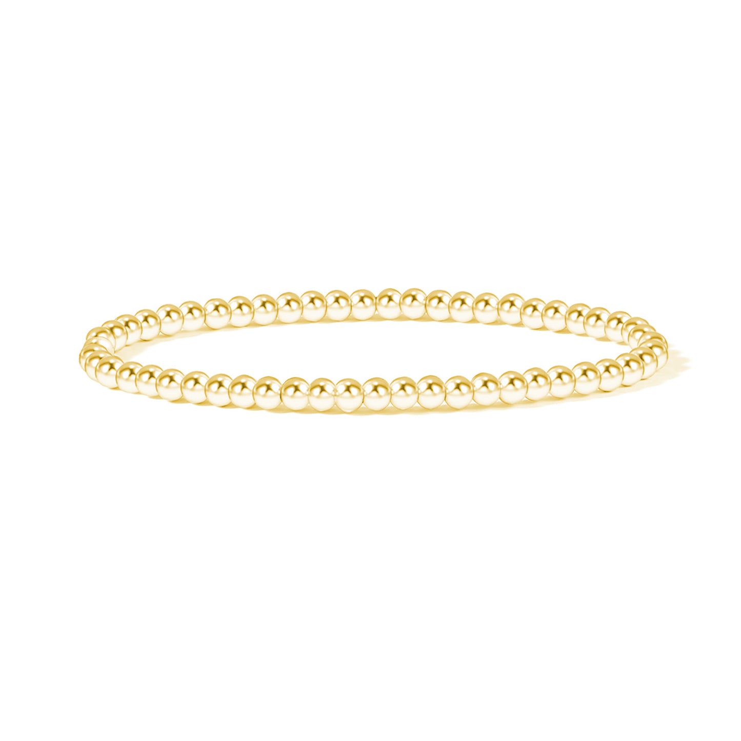 Elegant Gold Plated Hematite Elastic Bracelet with Baroque Imitation Pearls Geometric Multi-Layer Design for Women