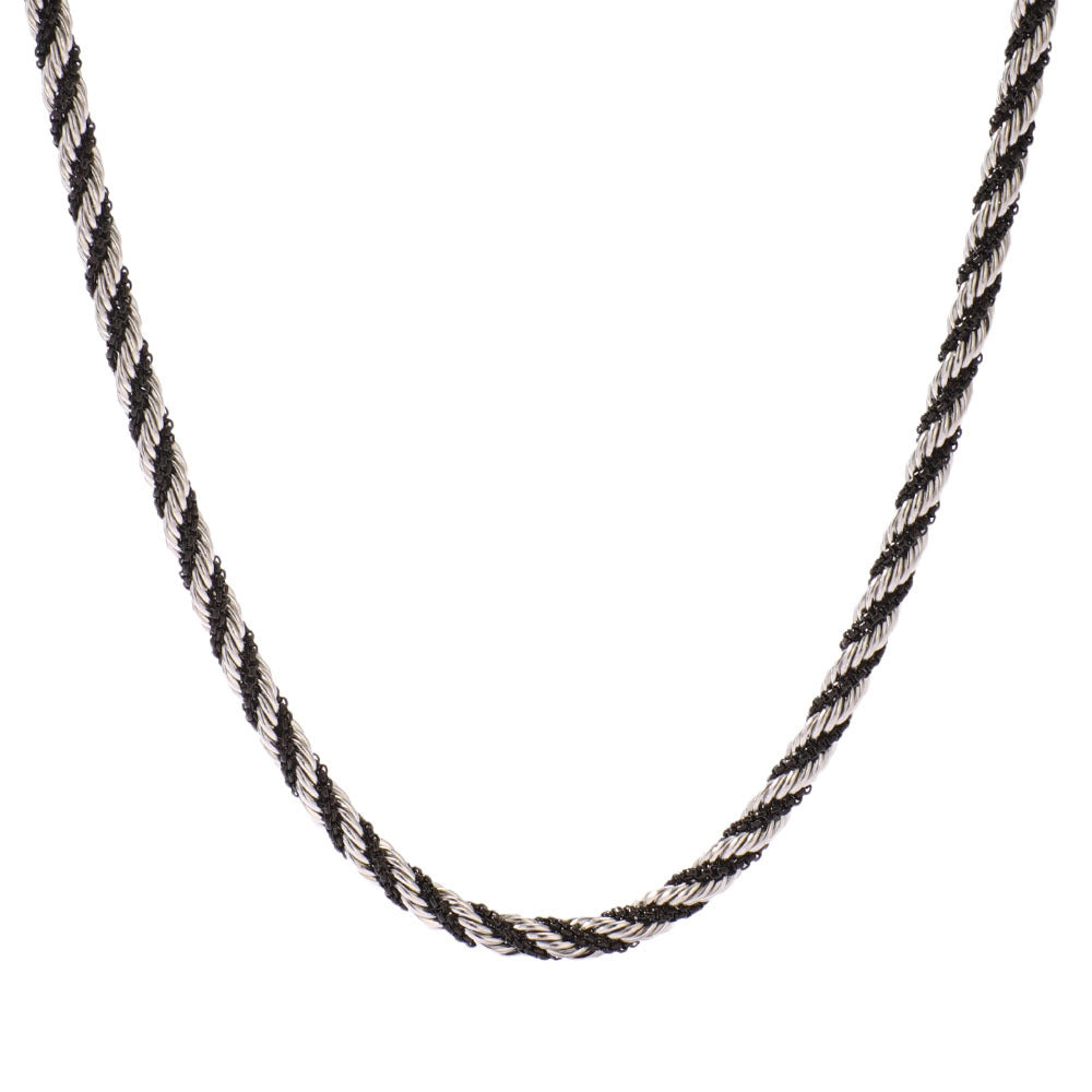 Collana Minimalista in Zirconia a Forma di Petalo in Acciaio Inox con Placcatura Sottovuoto in Oro 18K da Donna — Delicata Catena Clavicolare