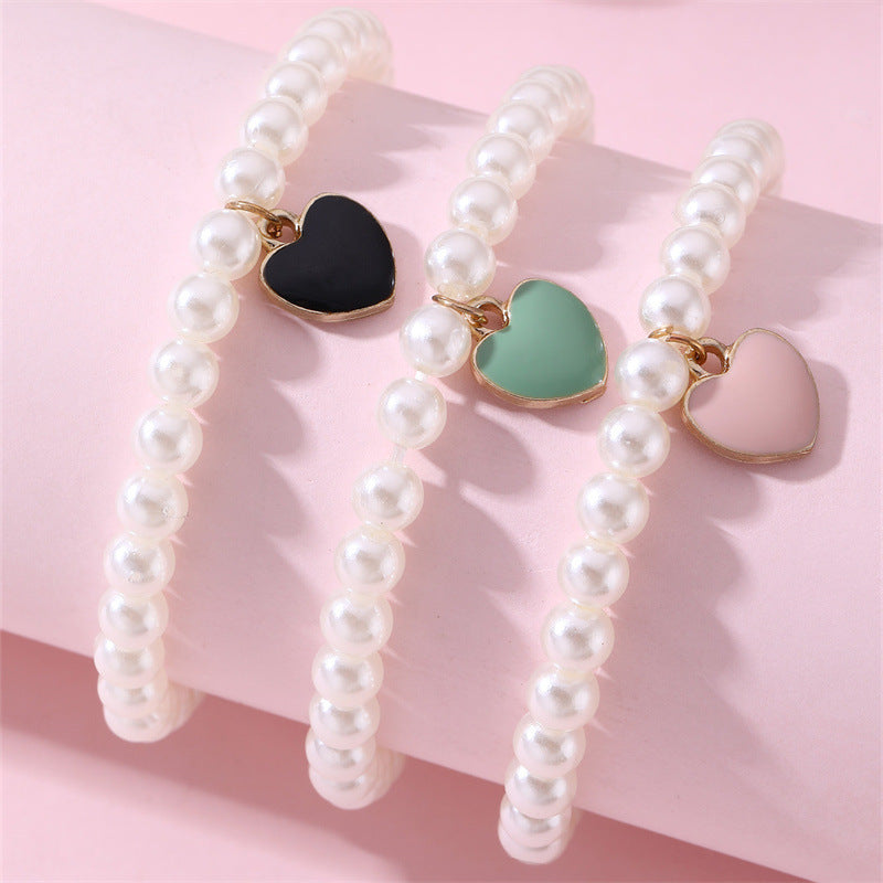 Set di Braccialetti Carini per Bambini con Ciondoli a Forma di Farfalla di Perla, Margherita, Cuore e Unicorno per Bambine dai 6 ai 10 Anni