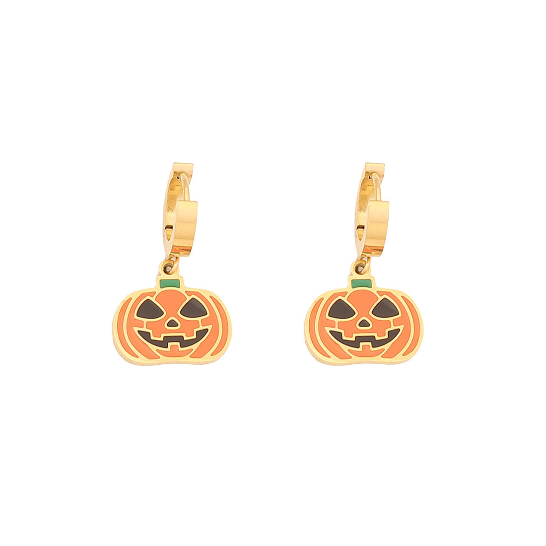 Collana giocosa a tema Halloween in acciaio inossidabile con finitura galvanizzata per donna