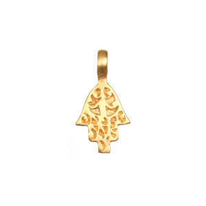 Vintage PVD 18K Gold Plated Stainless Steel Star Charm Bar