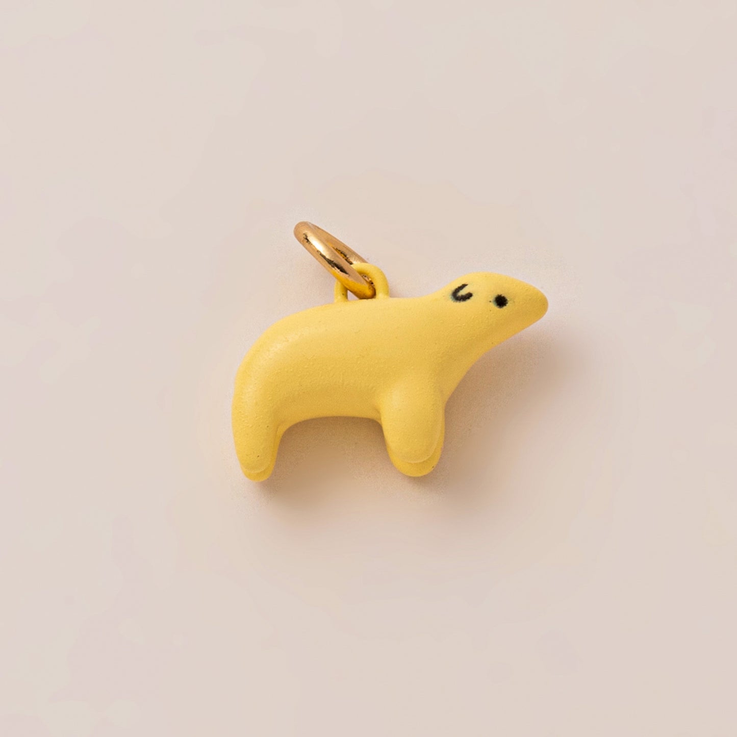 Vintage Gold Plated Brass Star Charm Bar