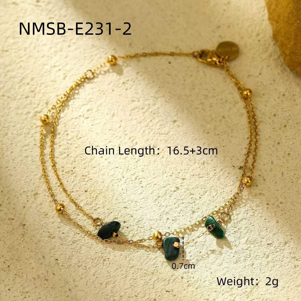 Pulsera de girasol y corazón de moda para mujer con acero inoxidable bañado en oro de 18K y cuentas de perlas