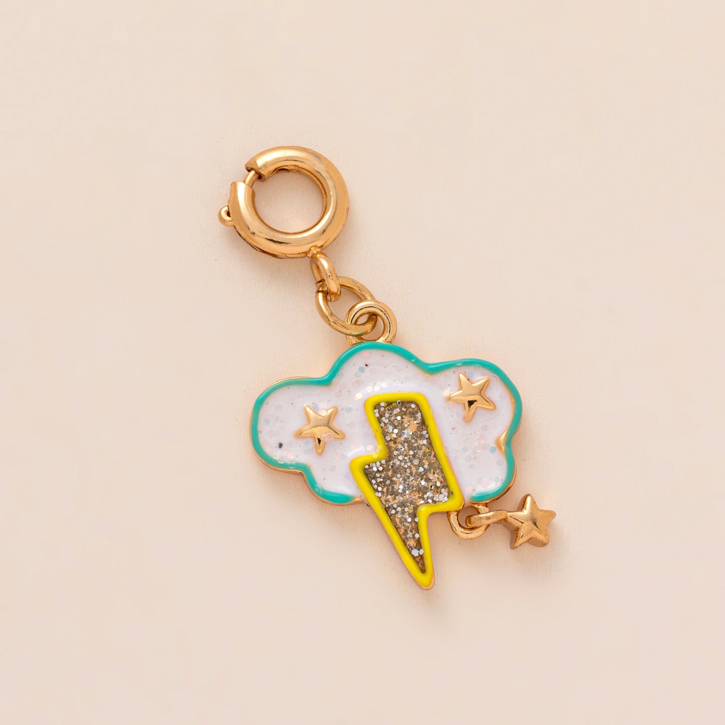 Sweet Gold Plated Brass Heart Geometric DIY Charm Bar Corn Chain Necklace Unisex 9g