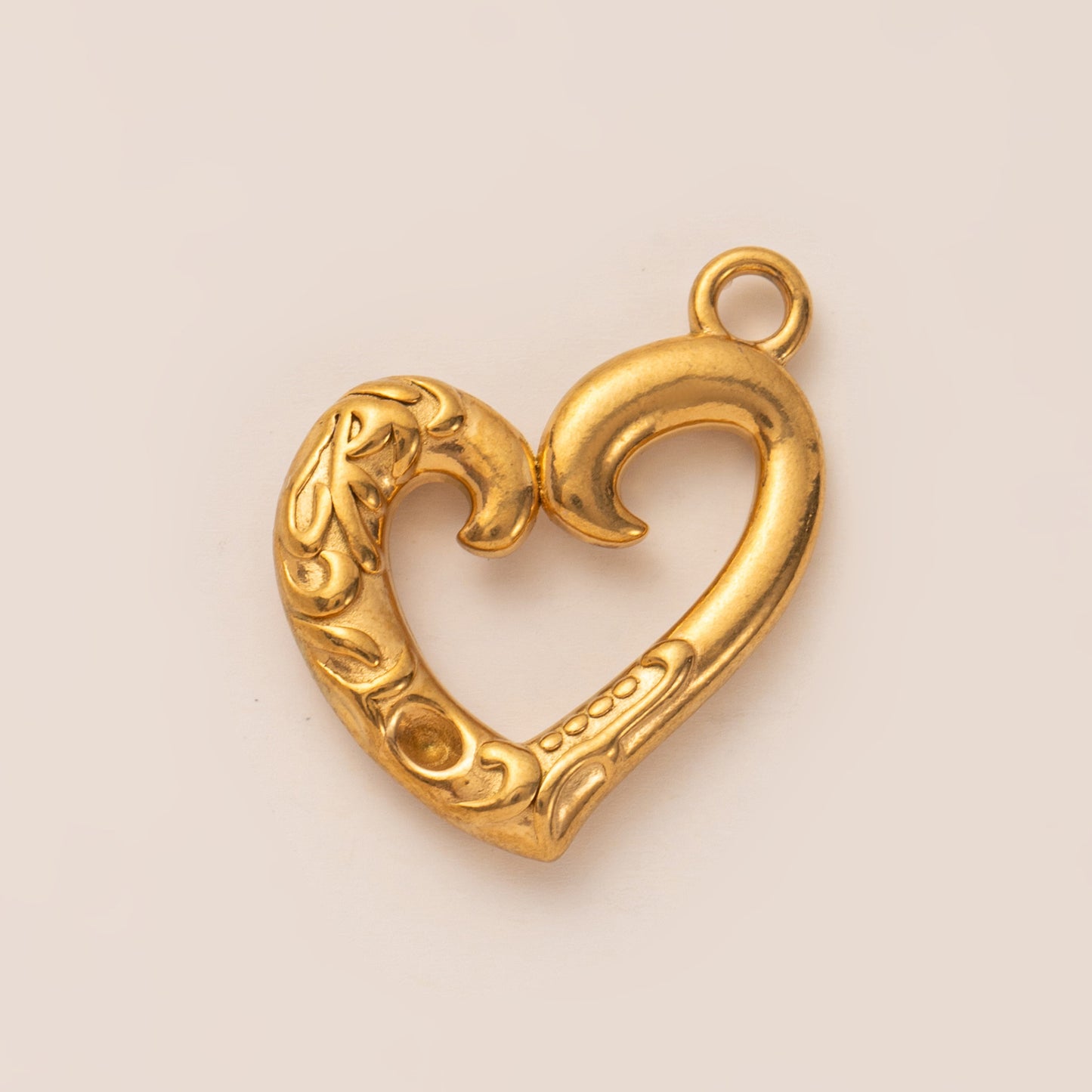 Vintage 18K Gold Plated Stainless Steel Mask Pendant Necklace Charm Bar for Unisex
