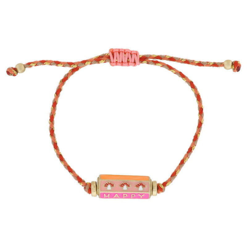 Braccialetto Minimalista con Ciondoli a Cuore e Stella in Ottone Placcato Oro, Catena a Maglie, Unisex
