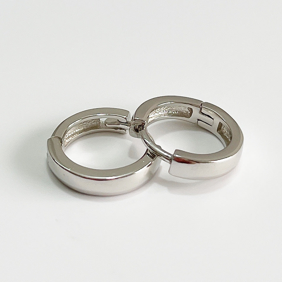 Sweet Floral Plated 925 Sterling Silver Earrings