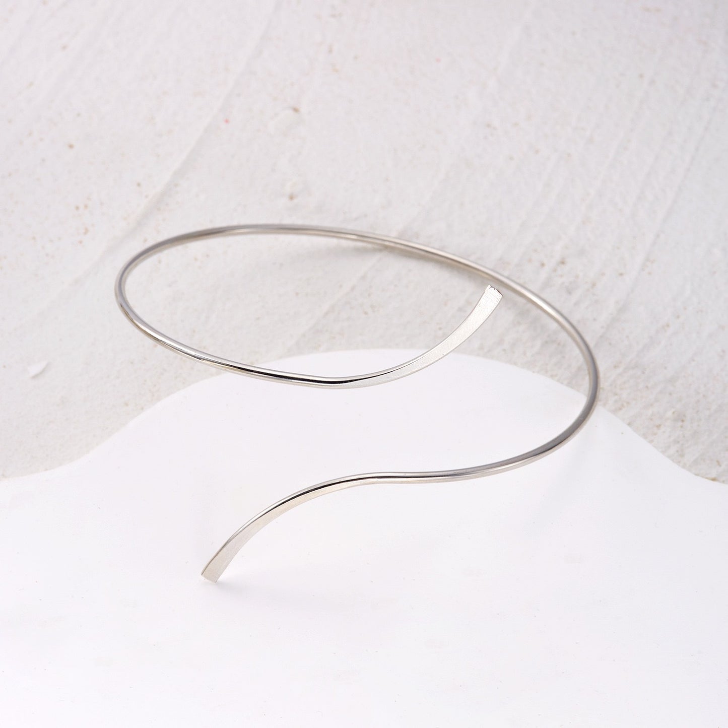 Elegant Geometric Alloy Anklet for Women Gold Silver Adjustable Vacation Style