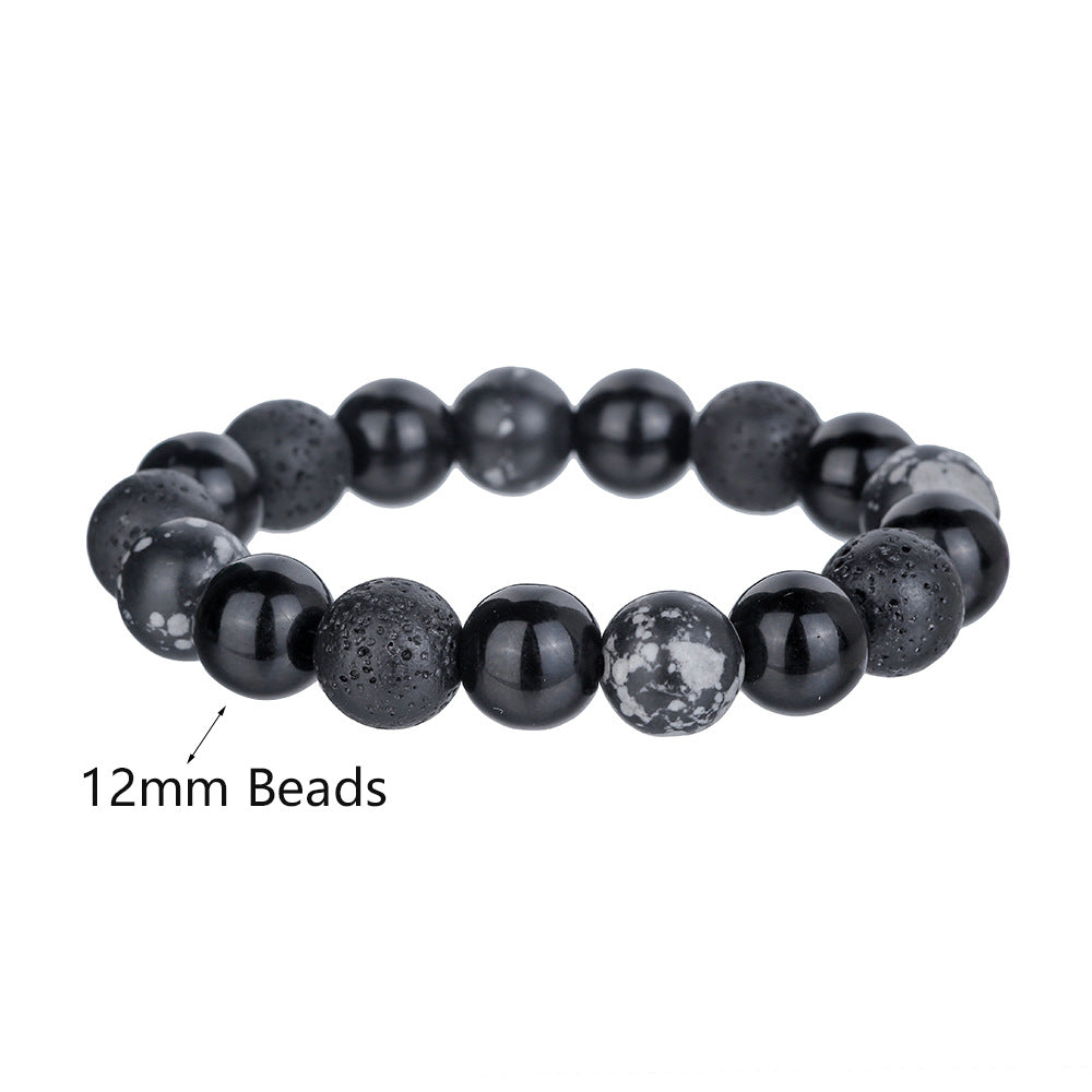 Bohemian Ethnic Handmade Turquoise Howlite Beaded Bracelet 8mm 10mm Unisex