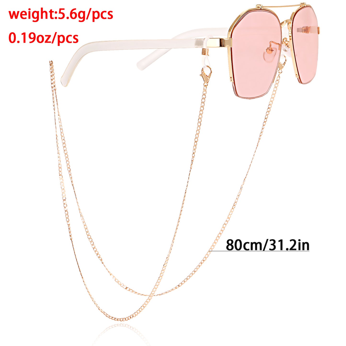 Alloy Glasses Chain and Mask Holder Strap