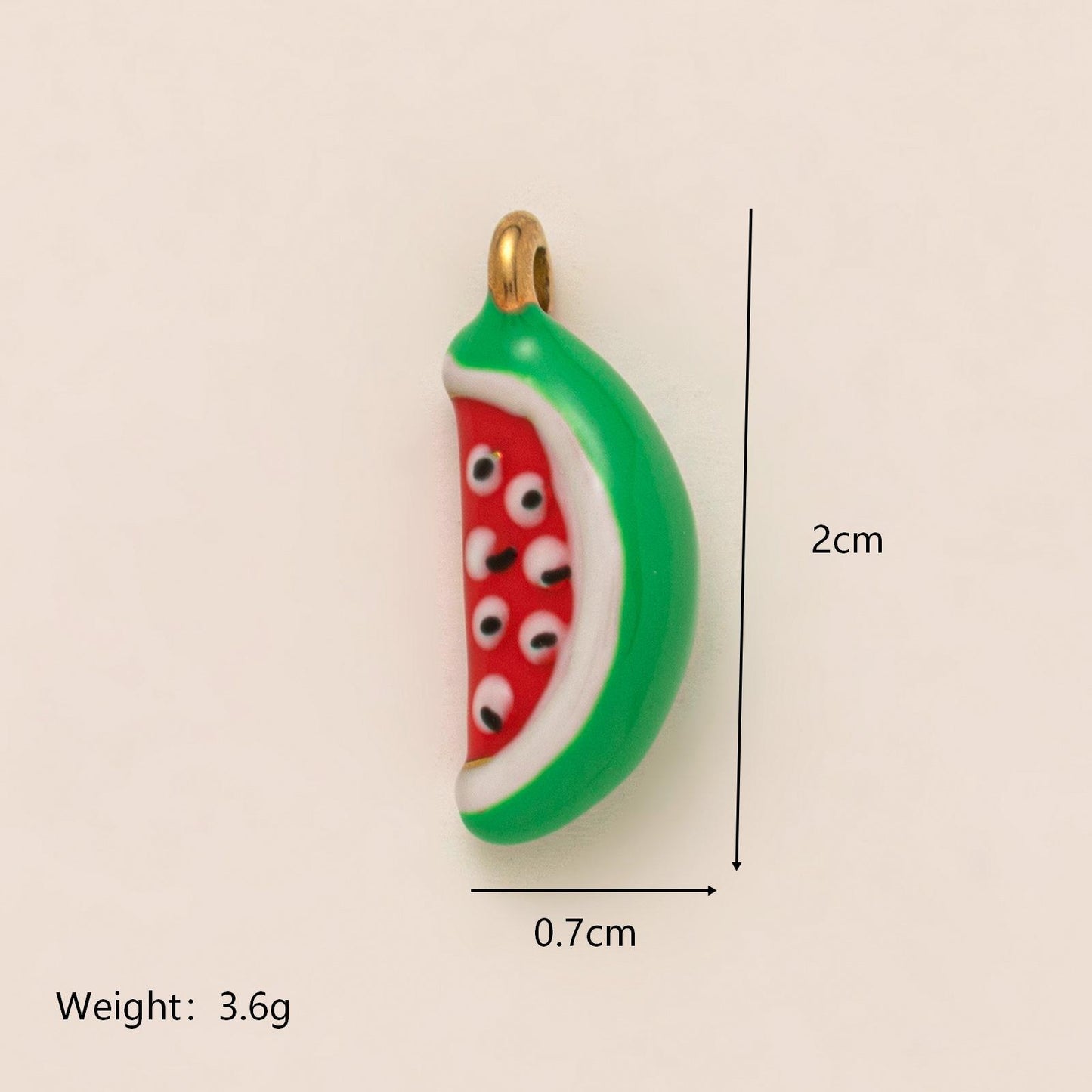 Sweet Fruit Stainless Steel PVD Plated Pendant