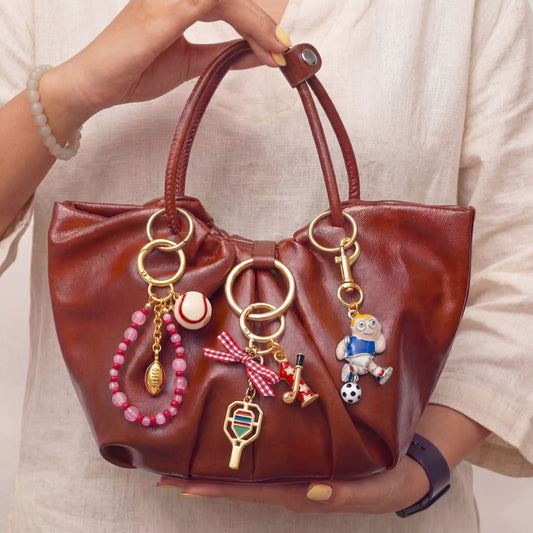 Minimalist Striped Zinc Alloy 18K Gold Plated Charm Bar