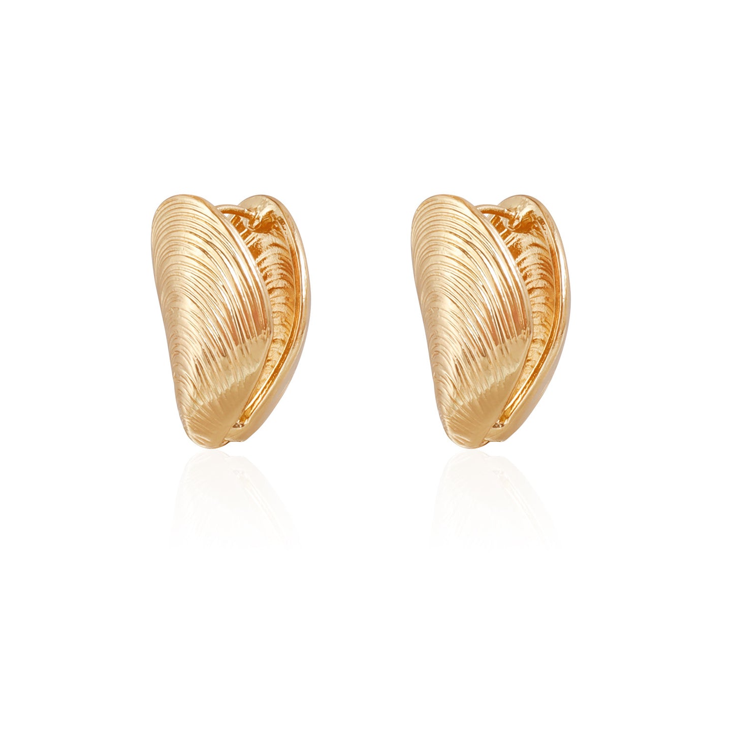 Casual Geometric Plated Zinc Alloy Leaf Earrings for Women