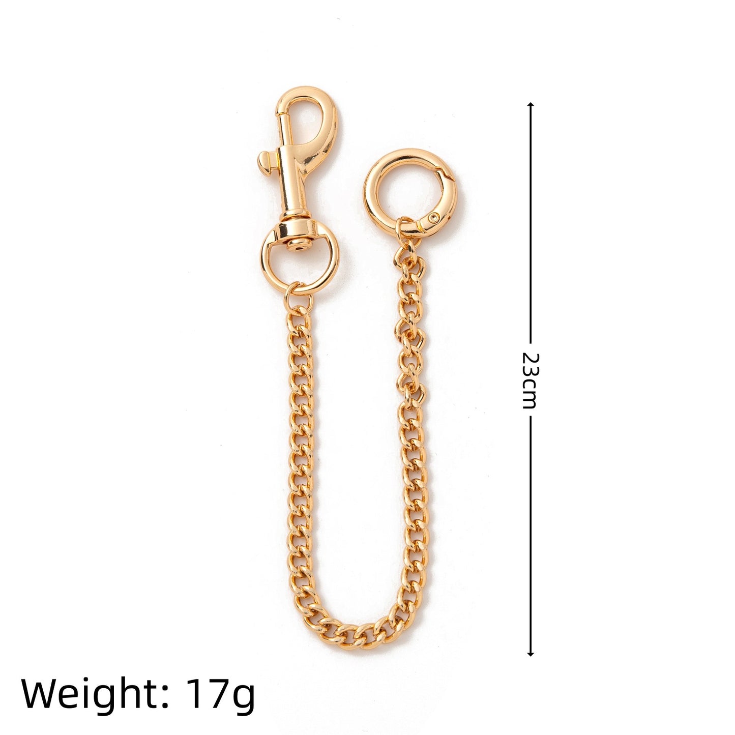 Vintage Elegant Heart Teardrop Alloy Plated Bag Charm with Cable Chain