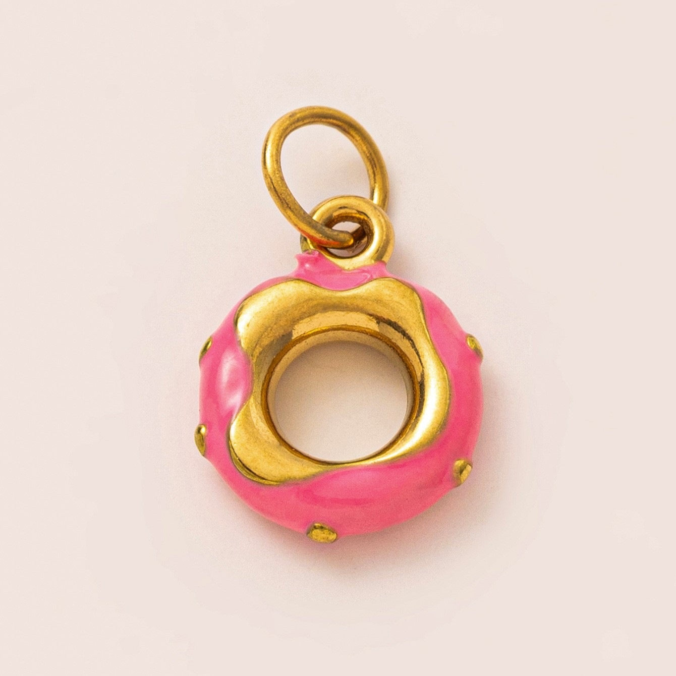 Sweet Minimalist Colorful Acrylic Bag Charm with Fruit Food Pattern