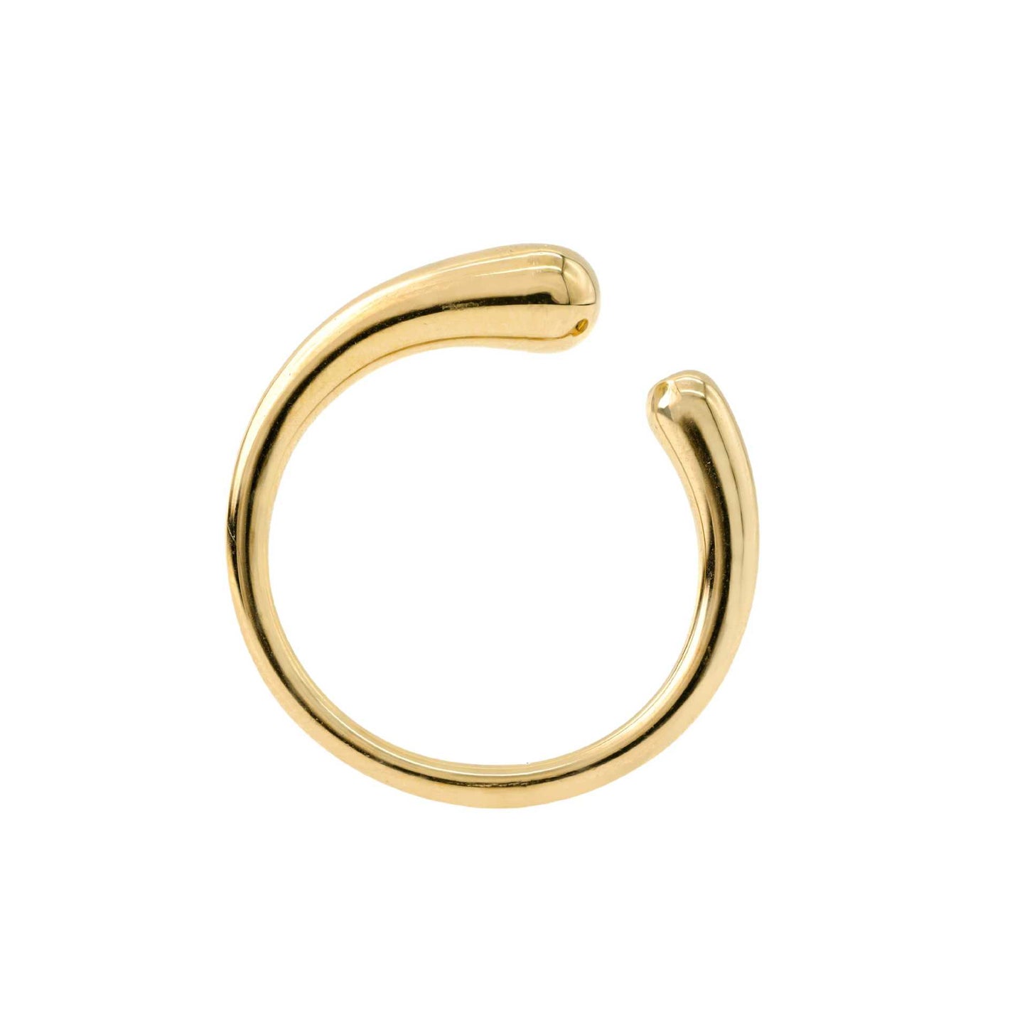 Set Collana, Bracciale e Anello Cuore in Acciaio Inossidabile Placcato Oro 18K di Lusso