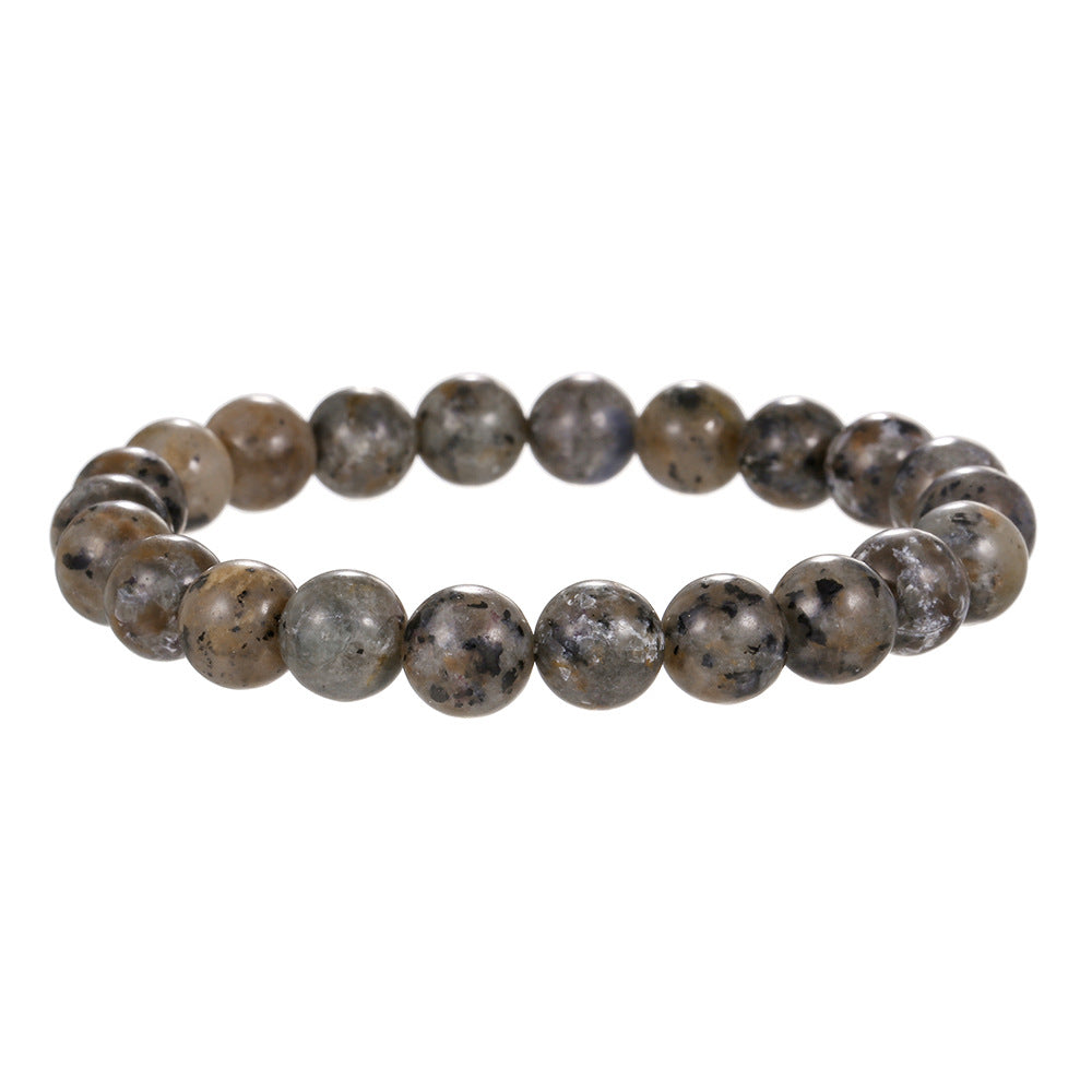Hip-hop Punk Handmade Round Geometric Stone Beaded Bracelet