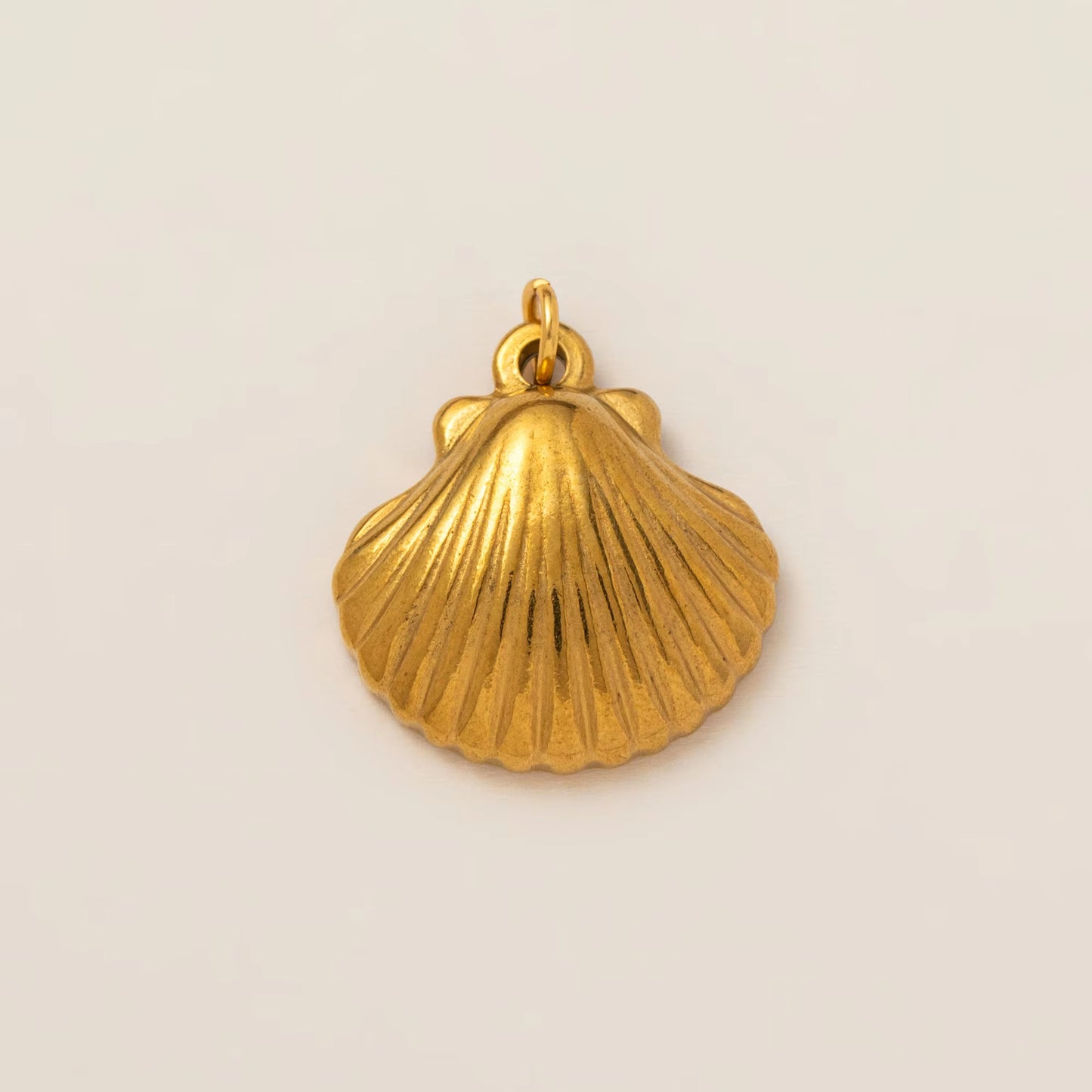 18K Gold Plated Stainless Steel Ocean Series Charm Bar Pendant