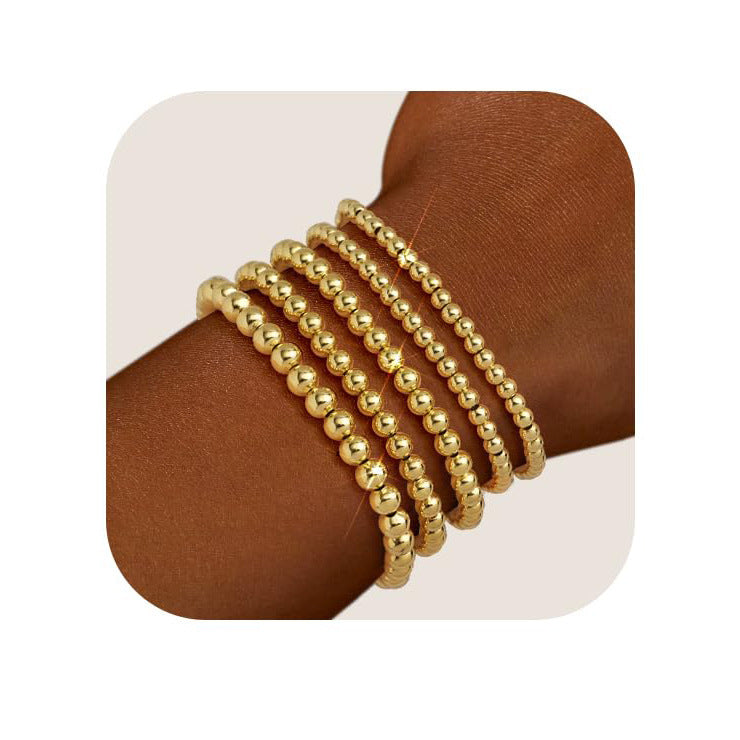 Bohemian Round Geometric Agate Bracelet for Women