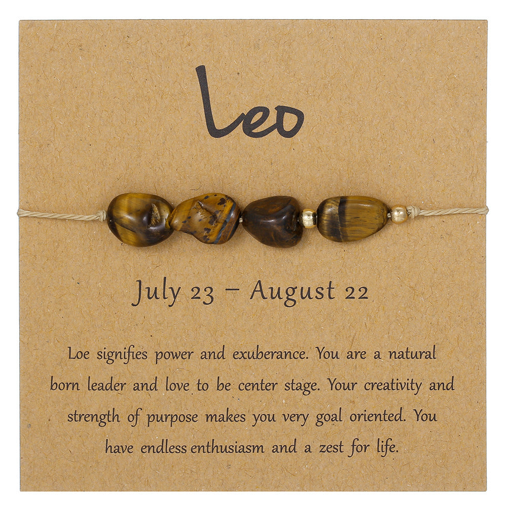Handmade Natural Stone Beaded Bracelet Unisex