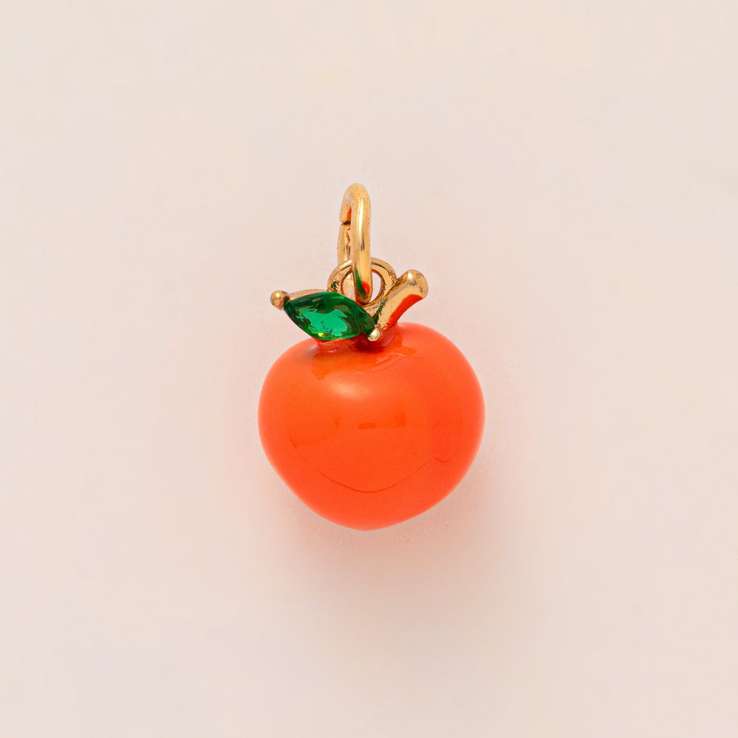 Fashion Minimalist Brass Plated Cubic Zirconia Pearl Note Charm Bar