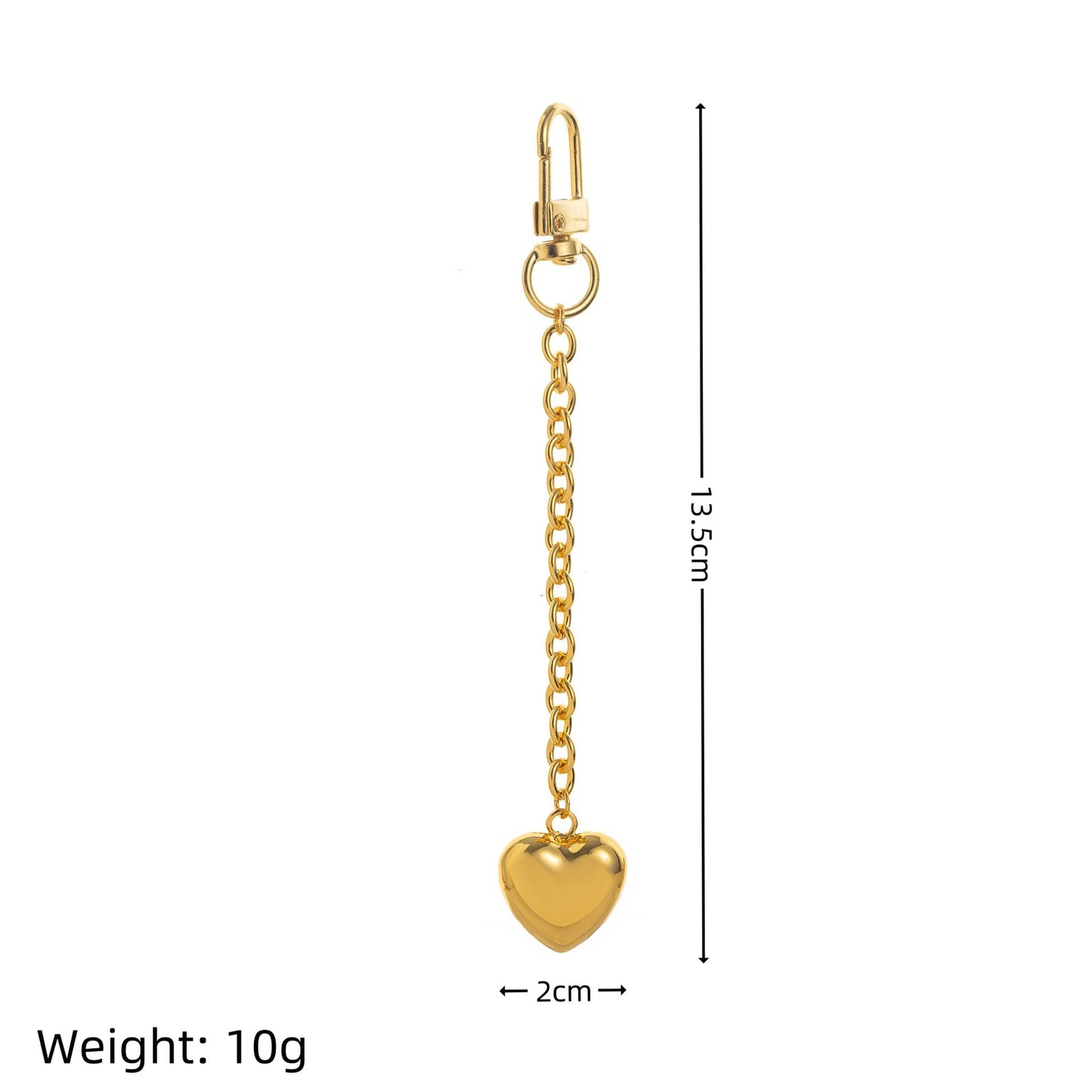 Vintage Minimalist Elegant Plated Alloy Star Moon Bag Charm with Fruit Elements