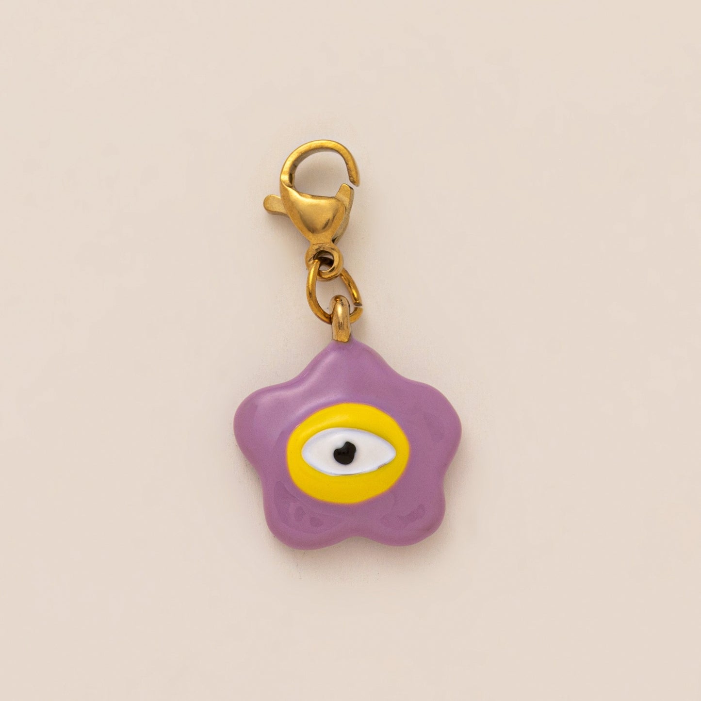 Sweet Colorful Acrylic Food Shape Bag Charm Keychain with Plated Finish