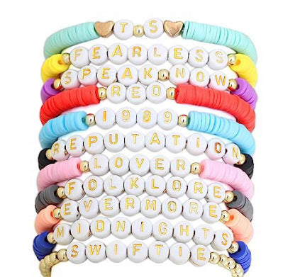 Geometric Shape Alloy Bracelet with Plated Finish for Women Inspired by Taylor Swift Fan Art