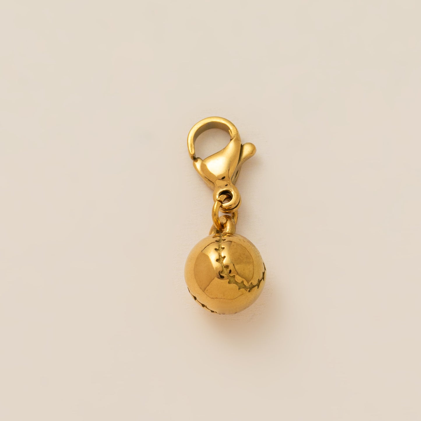 Sporty Vintage Geometric Stainless Steel PVD Ball Chain Charm Bar