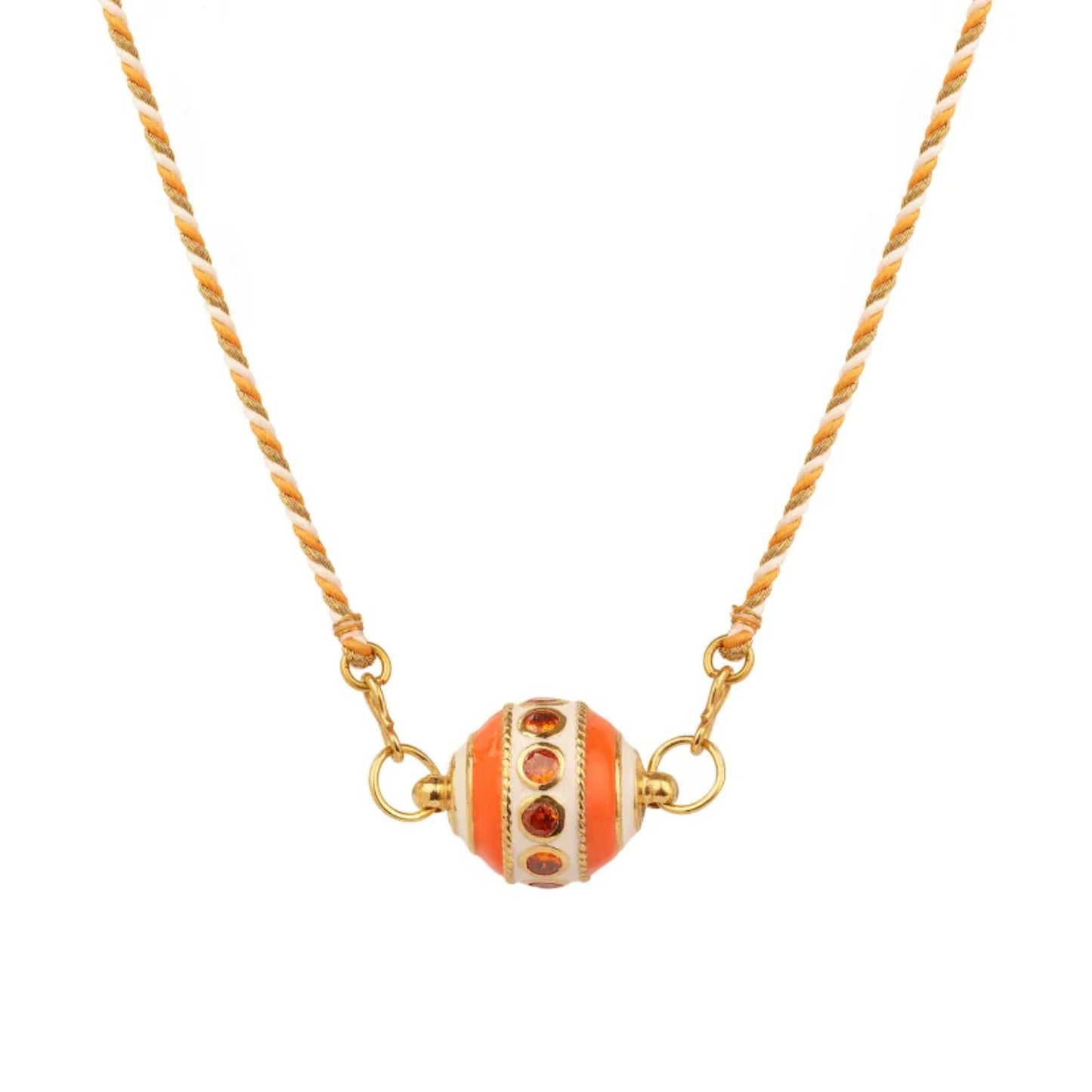 Minimalist Tarot Card Pendant Necklace for Women with Enamel Finish and Zircon Inlay on Gold-Plated Copper Chain