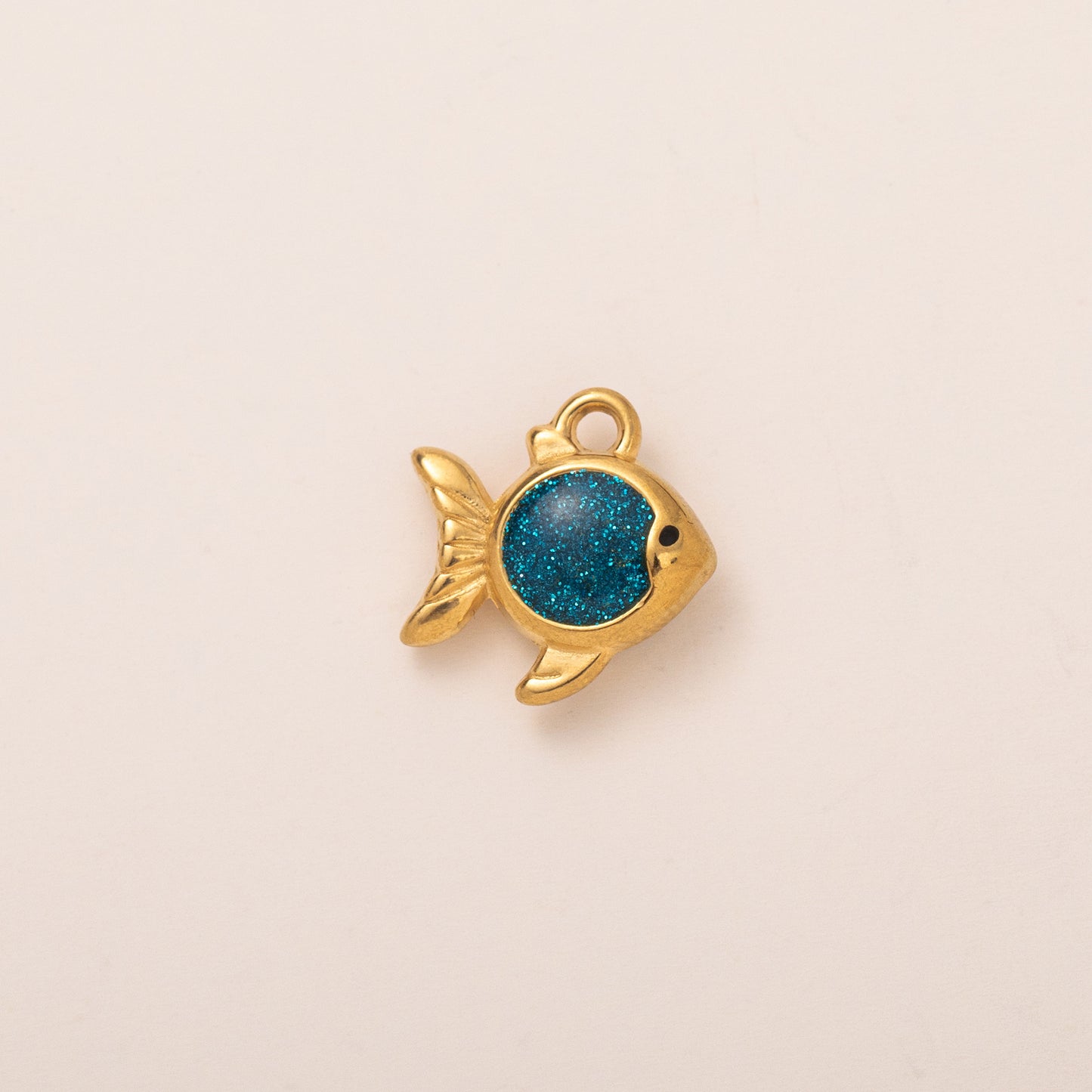 Vintage 18K Gold Plated PVD Stainless Steel Geometric Ocean Series Charm Bar