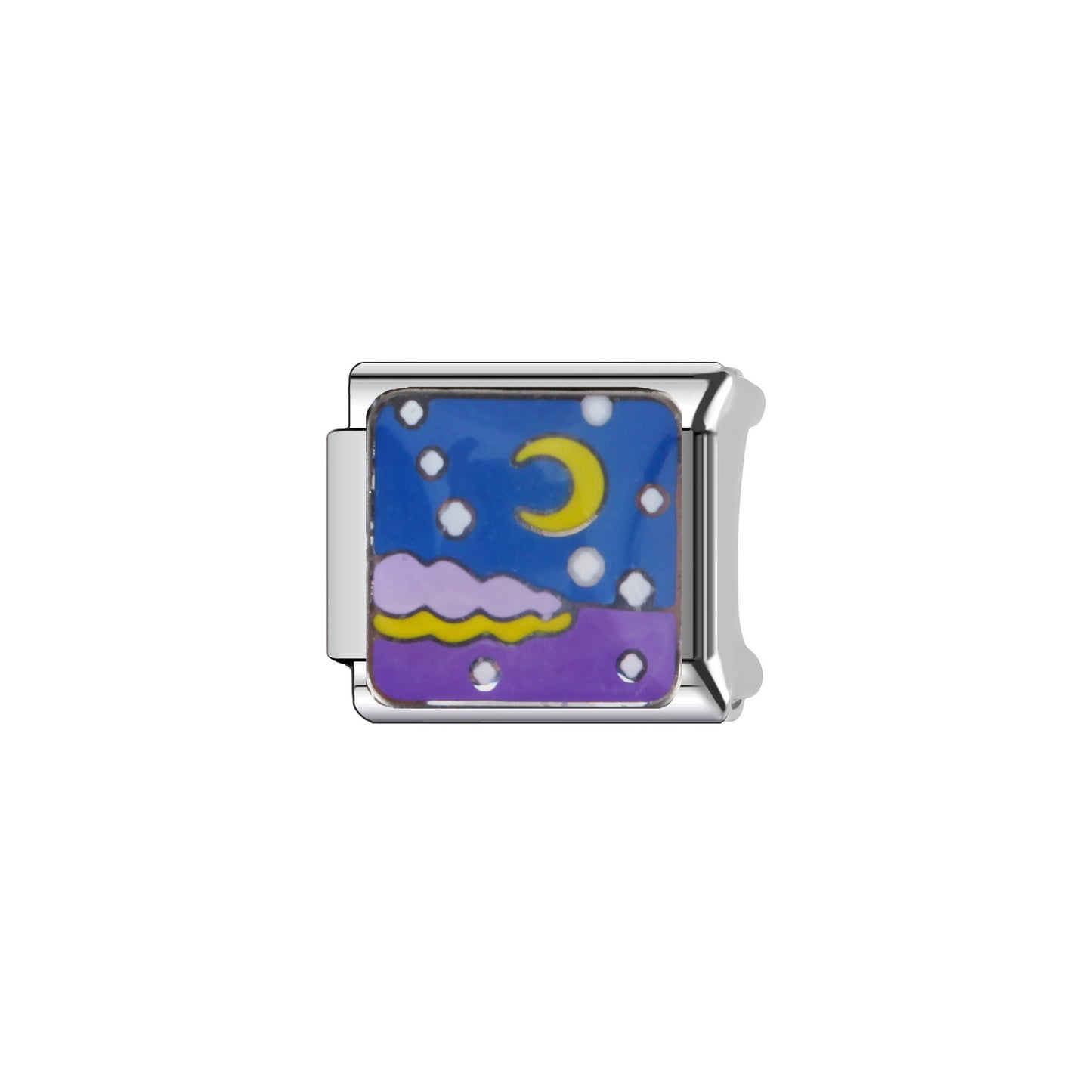 Cute Animal Planet DIY Charm Bar Stainless Steel Plated Bracelet Strap Unisex Gift