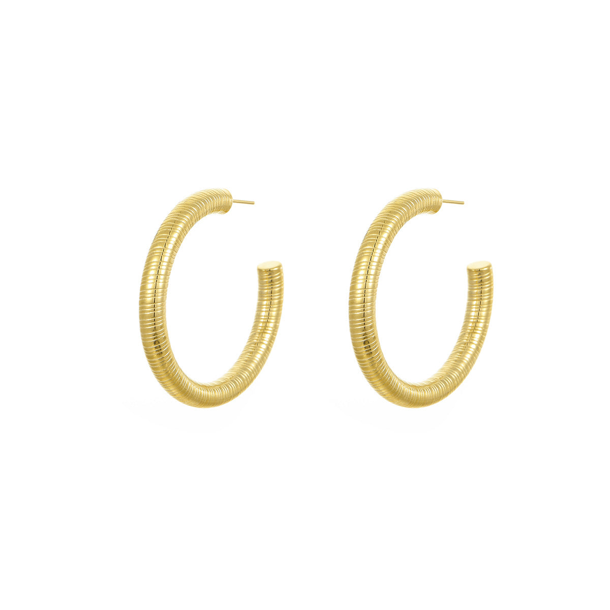 Minimalist Butterfly Stud Earrings in Stainless Steel with Plated Finish for Women
