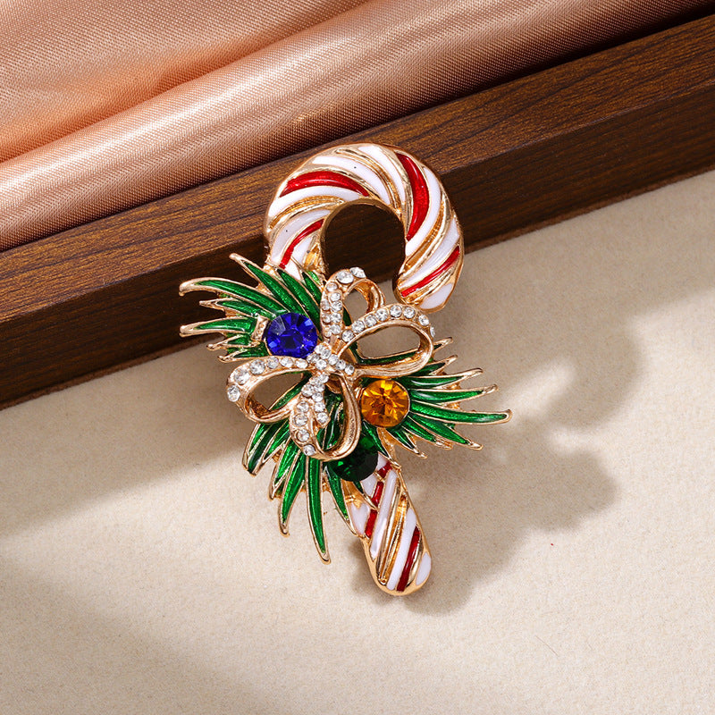 Spilla Creativa a Cartone Animato per Regali di Natale, Spilla in Lega con Finitura Placcata, Accessorio Unisex per le Feste