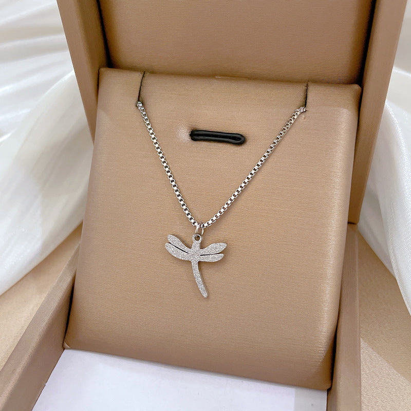 Collana Minimalista Geometrica in Acciaio Titanio Placcato per Uomo e Donna Stile Fresco e Dolce