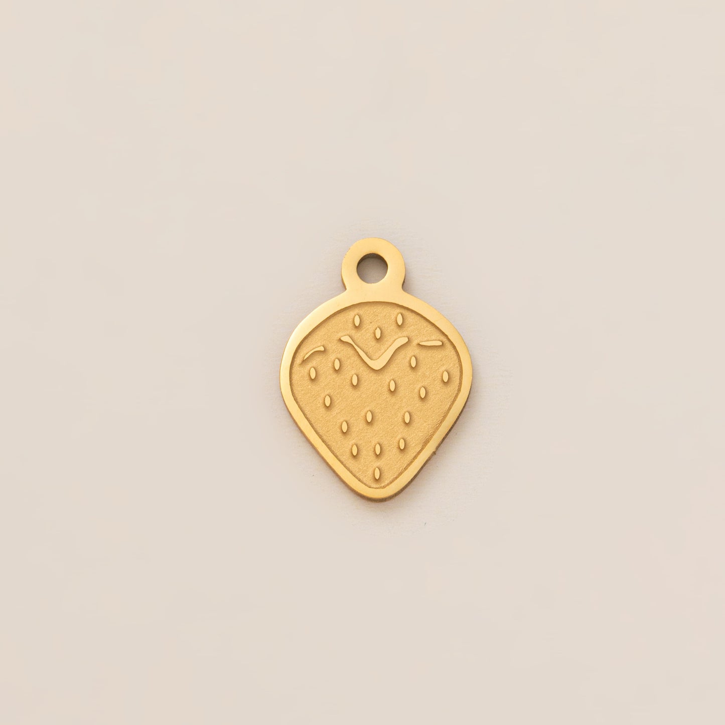 Minimalist 18K Gold Plated Round Square Geometric Stainless Steel Pendant Necklace